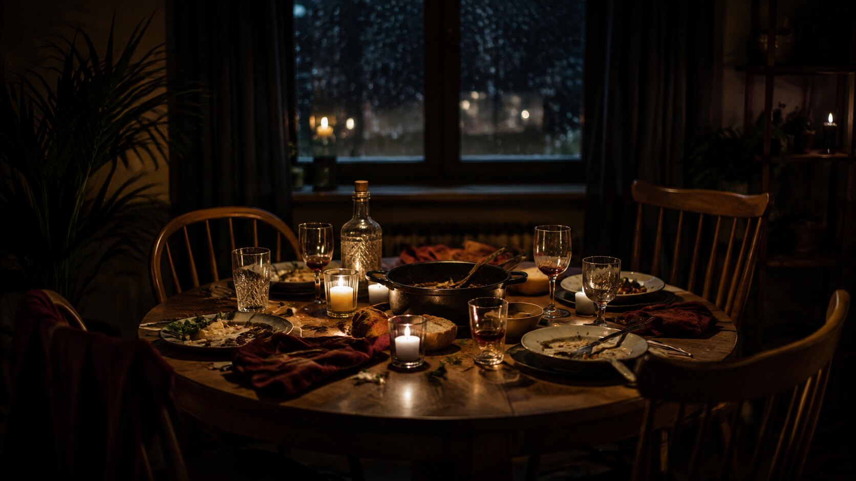 Portada de La cena de los cuatro